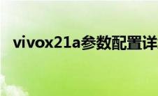 vivox21a参数配置详细（vivox21a参数）