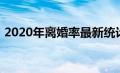 2020年离婚率最新统计表（2020年离婚率）