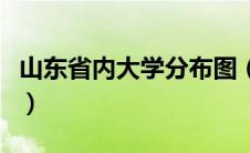 山东省内大学分布图（山东省内的大学有哪些）