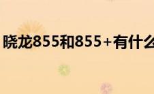 晓龙855和855+有什么区别（晓龙855手机）