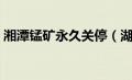 湘潭锰矿永久关停（湖南省湘潭市湘潭锰矿）