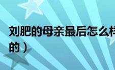 刘肥的母亲最后怎么样了（刘肥之母是怎么死的）