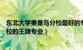 东北大学秦皇岛分校最好的专业是什么（东北大学秦皇岛分校的王牌专业）