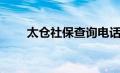 太仓社保查询电话（太仓社保查询）