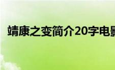 靖康之变简介20字电影版（靖康之变简介）