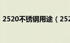 2520不锈钢用途（2520不锈钢的主要性质）