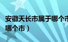 安徽天长市属于哪个市地图（安徽天长市属于哪个市）