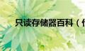 只读存储器百科（什么是只读存储器）