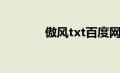 傲风txt百度网盘（傲风txt）