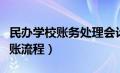 民办学校账务处理会计科目（民办学校会计做账流程）