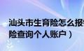 汕头市生育险怎么报销?（汕头市社保生育保险查询个人账户）