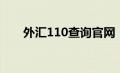 外汇110查询官网（110外汇网查询）