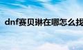 dnf赛贝琳在哪怎么找不到（dnf赛贝琳在）