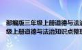 部编版三年级上册道德与法治知识点归纳总结（部编版三年级上册道德与法治知识点整理）