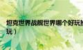 坦克世界战舰世界哪个好玩推荐（坦克世界战舰世界哪个好玩）