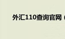 外汇110查询官网（110外汇网查询）