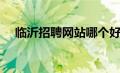 临沂招聘网站哪个好（招聘网站哪个好）