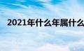 2021年什么年属什么年（2021年什么年）