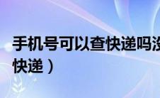 手机号可以查快递吗没有单号（手机号可以查快递）