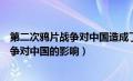 第二次鸦片战争对中国造成了什么严重影响（第二次鸦片战争对中国的影响）