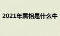 2021年属相是什么牛（2021年属相是什么）