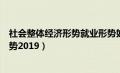 社会整体经济形势就业形势如何（社会整体经济形势就业形势2019）