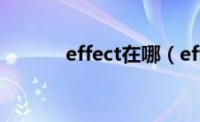 effect在哪（effect是哪个键）