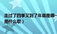 走过了四季又到了年底是哪一首歌（走过了四季又到了年底是什么歌）