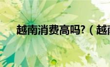 越南消费高吗?（越南消费水平怎么样）