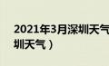 2021年3月深圳天气预报30天（3月18日深圳天气）