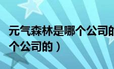 元气森林是哪个公司的产品啊（元气森林是哪个公司的）