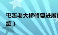 屯溪老大桥修复进展如何?（屯溪老大桥的介绍）