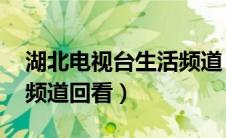 湖北电视台生活频道 回看（湖北电视台生活频道回看）