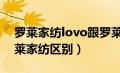 罗莱家纺lovo跟罗莱家纺luolai（lovo和罗莱家纺区别）