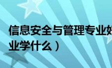 信息安全与管理专业好吗（信息安全与管理专业学什么）