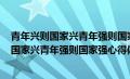 青年兴则国家兴青年强则国家强心得体会300字（青年兴则国家兴青年强则国家强心得体会）