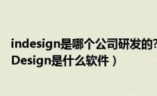 indesign是哪个公司研发的?是一款专用于什么的软件?（InDesign是什么软件）