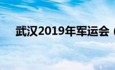 武汉2019年军运会（武汉2019年gdp）