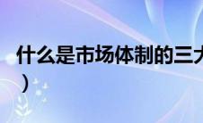 什么是市场体制的三大支柱（什么是市场体制）