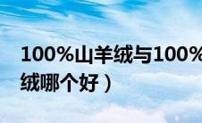 100%山羊绒与100%羊绒的区别（羊毛和羊绒哪个好）