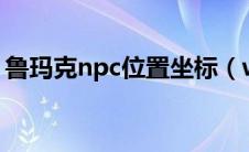 鲁玛克npc位置坐标（wow鲁玛天母在哪里）