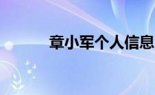 章小军个人信息（章小军简历）