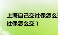 上海自己交社保怎么交 外地人（上海自己交社保怎么交）