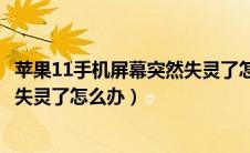 苹果11手机屏幕突然失灵了怎么回事（11苹果手机屏幕突然失灵了怎么办）