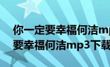 你一定要幸福何洁mp3下载百度云（你一定要幸福何洁mp3下载）