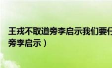 王戎不取道旁李启示我们要仔细观察善于什么（王戎不取道旁李启示）