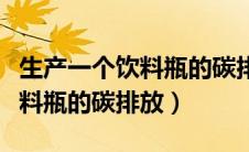 生产一个饮料瓶的碳排放是多少（生产一个饮料瓶的碳排放）