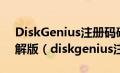 DiskGenius注册码破解补丁 v5.4.2 吾爱破解版（diskgenius注册码）