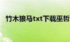 竹木狼马txt下载巫哲（竹木狼马txt下载）