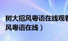 树大招风粤语在线观看完整百度网盘（树大招风粤语在线）